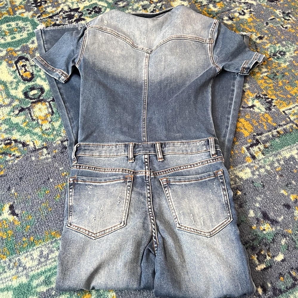 Ser.O.Ya Fallon Jumpsuit in Bayside Sz XS Revolve FWRD Seroya - Picture 8 of 10